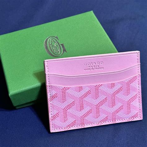 goyard small pink|pink goyard wallet.